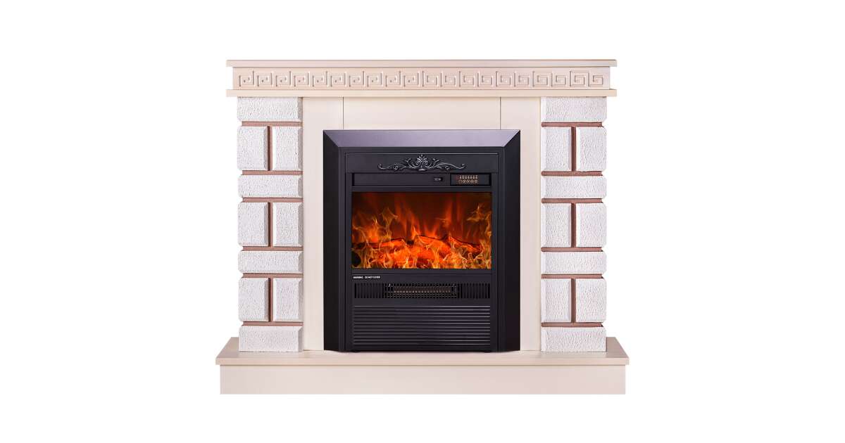 Semineu electric Nazary mini jasmine & Cristina, Art Flame, 874x1080x245 mm, 2000W