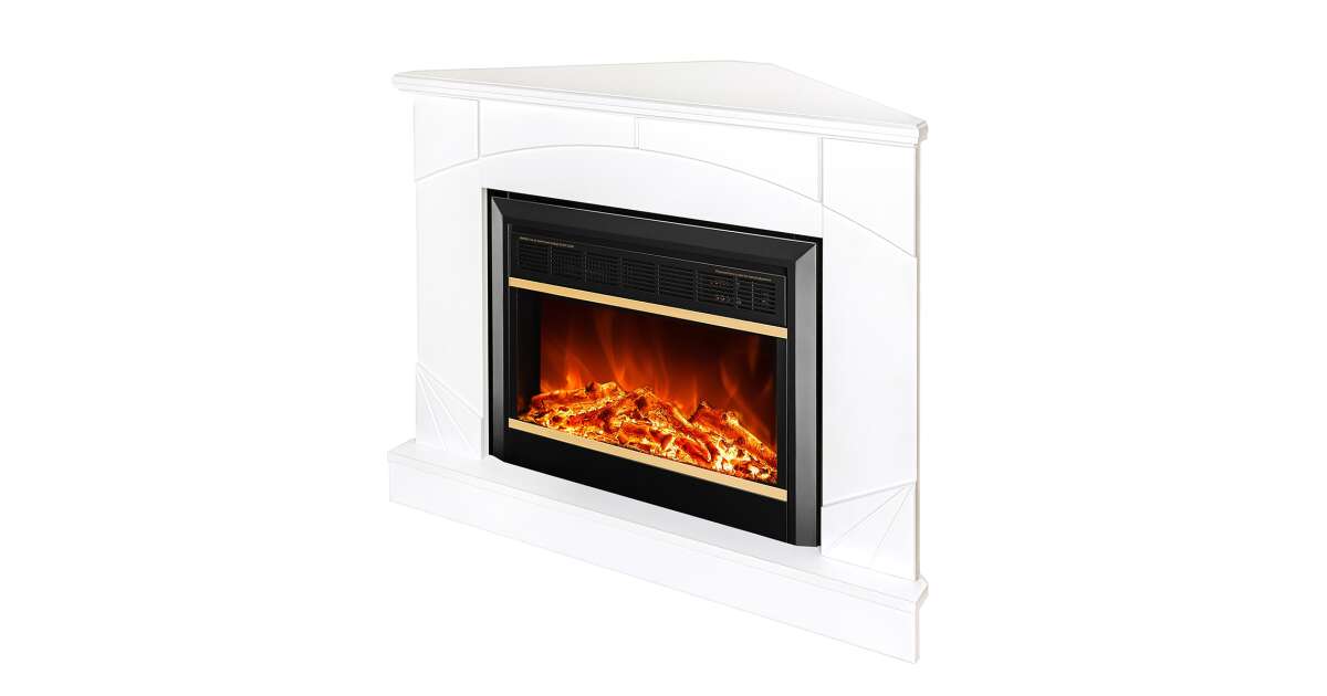 Semineu electric Madeira colț & Mars, Art Flame, 850x1060x530 mm, 1500W