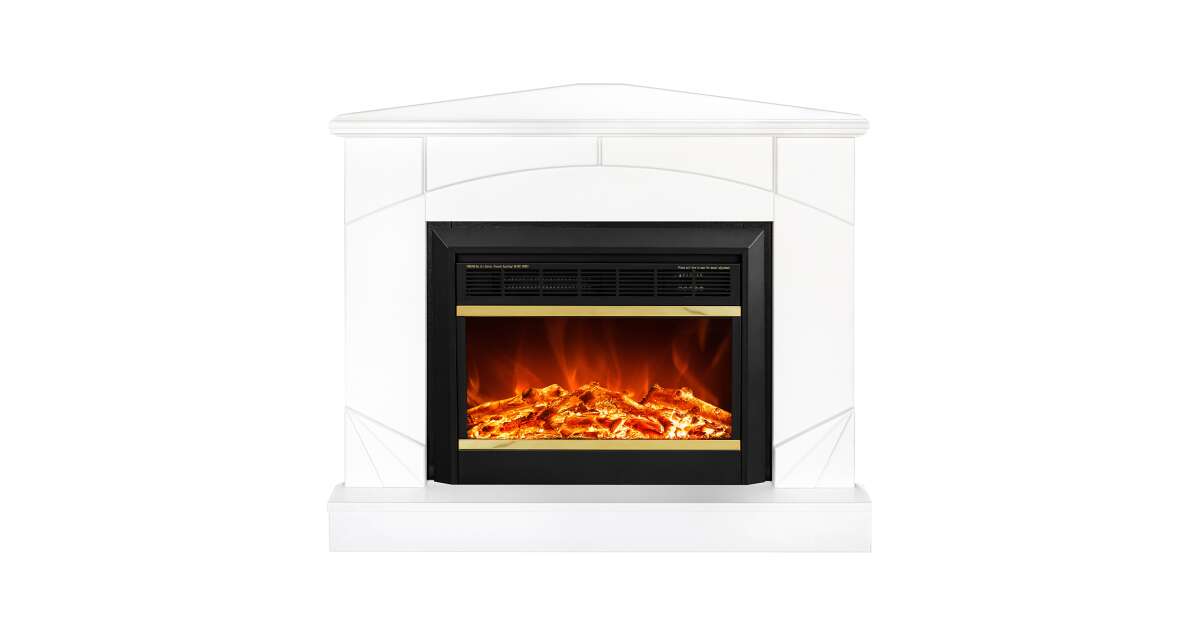 Semineu electric Madeira colț & Mars, Art Flame, 850x1060x530 mm, 1500W - 1 | YEO