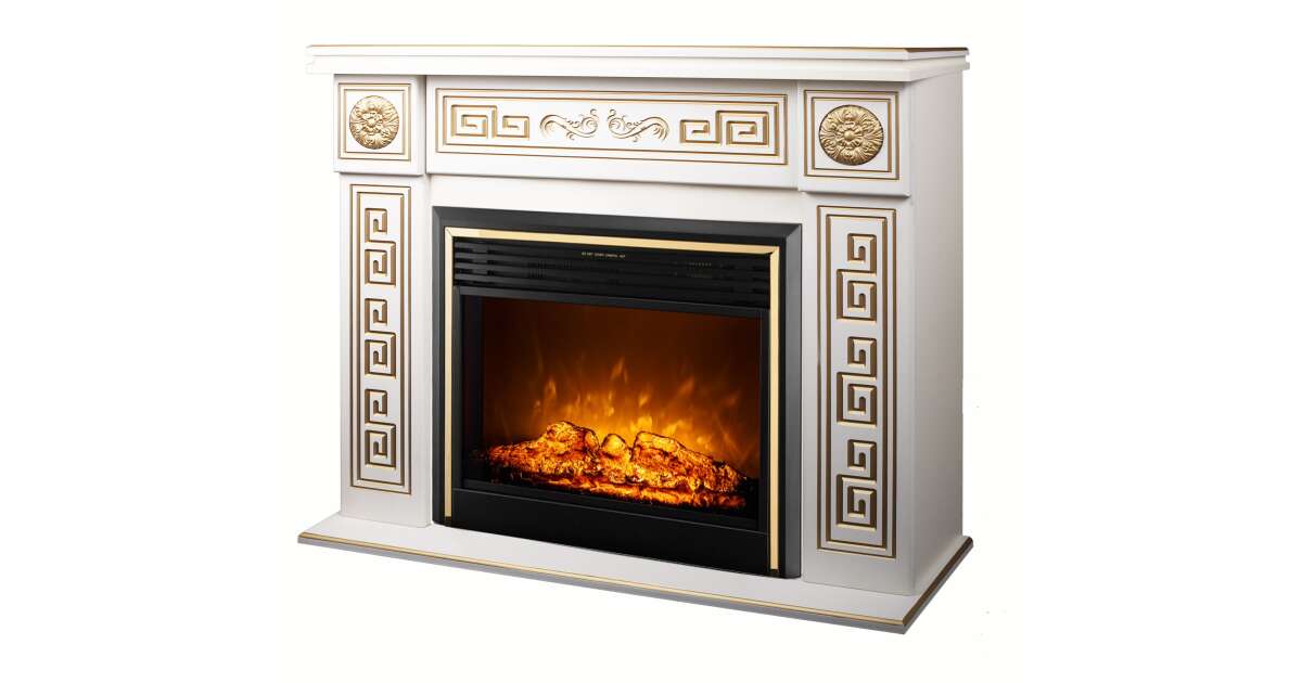 Semineu electric Versailles gold maxi & Richi, Art Flame, 1010x1400x330 mm, 1950 W - 1 | YEO