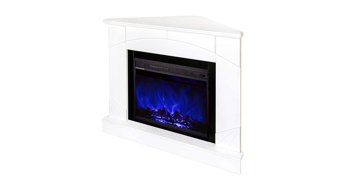 Semineu electric Madeira colț & Lorance color, Art Flame, 850x1060x530 mm, 1500W