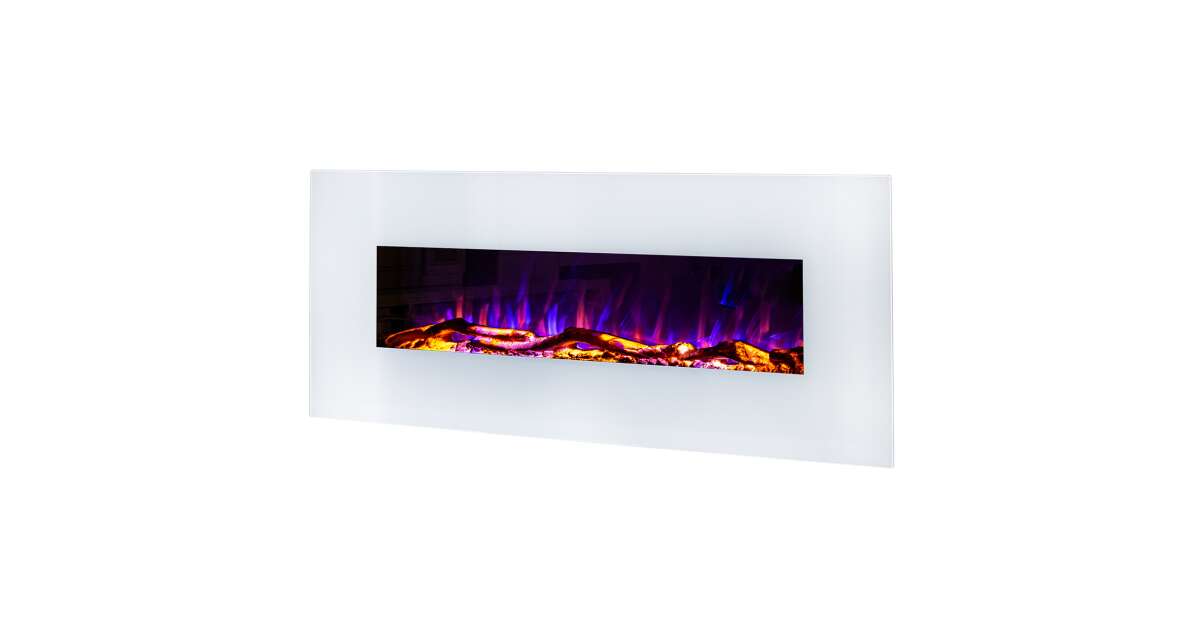 Semineu electric de perete Madrid, 550x1280x140 mm, 1500W - 2 | YEO