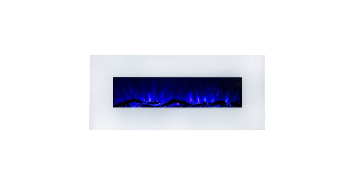 Semineu electric de perete Madrid, 550x1280x140 mm, 1500W - 4 | YEO
