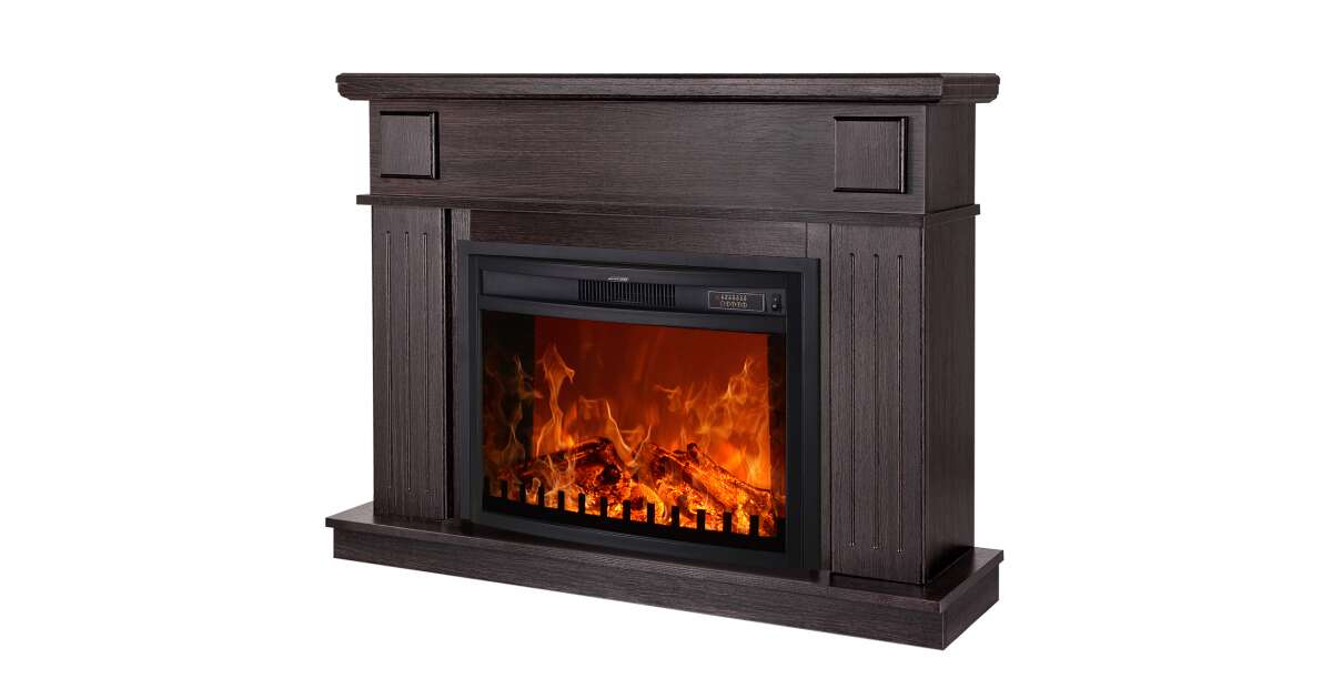 Semineu electric Marina maxi Maro inchis & Zakynthos, Art Flame, 900x1165x300 mm, 1500W