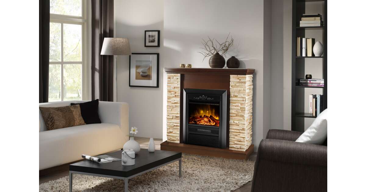 Semineu electric Rock nuc & Cristina, Art Flame, 903x980x300 mm, 2000W - 3 | YEO