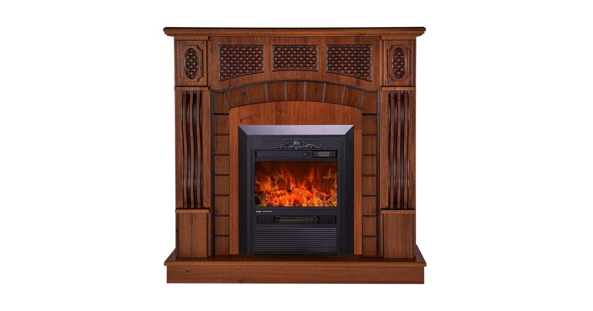 Semineu electric Amsterdam nuc & Cristina, Art Flame, 1120x1150x300 mm, 2000W - 2 | YEO