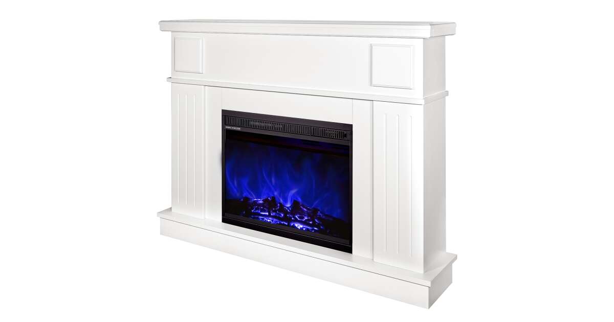 Semineu electric Olimpia alb & Lorance color, Art Flame, 950x1200x300 mm - 3 | YEO