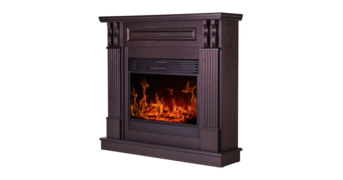 Semineu electric Verona Maro inchis & Mirabella, Art Flame, 1125x1200x310 mm, 1950W - 2 | YEO