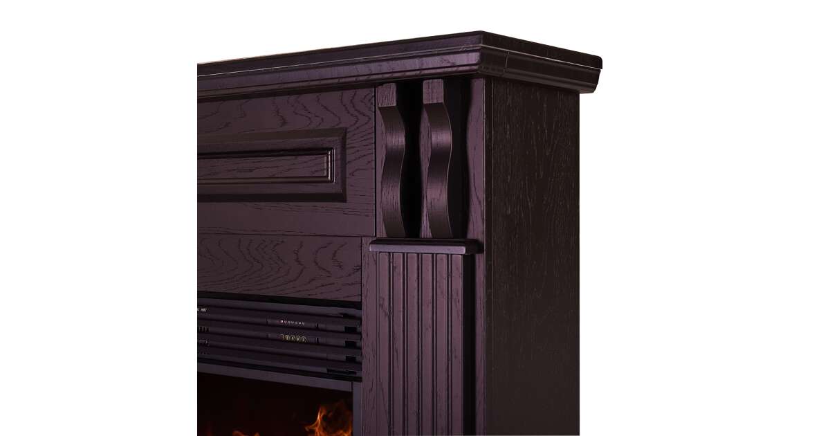 Semineu electric Verona Maro inchis & Mirabella, Art Flame, 1125x1200x310 mm, 1950W