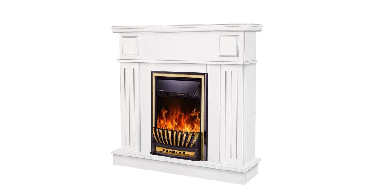 Semineu electric Marina alb & Meridian, Art Flame, 997x1034x270 mm, 2000W - 2 | YEO