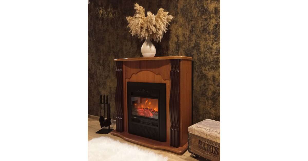 Semineu electric Clasic nuc & Cristina, Art Flame, 883x950x300 mm, 2000W
