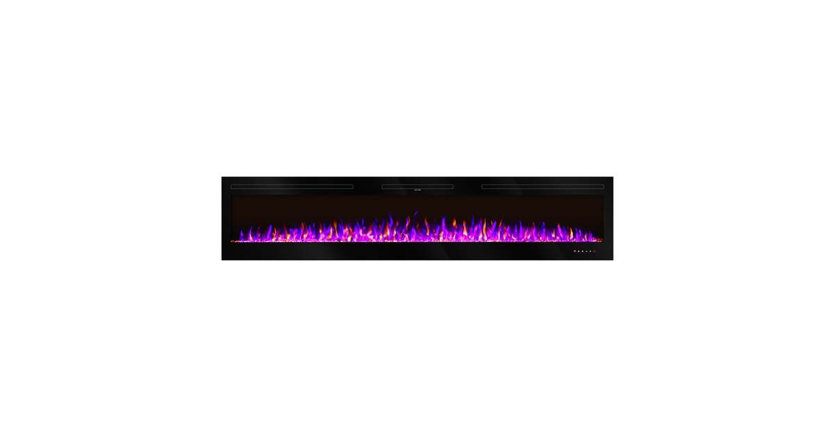 Semineu electric de perete-incorporabil Fiji, 544x2540x140 mm, 1500W - 3 | YEO
