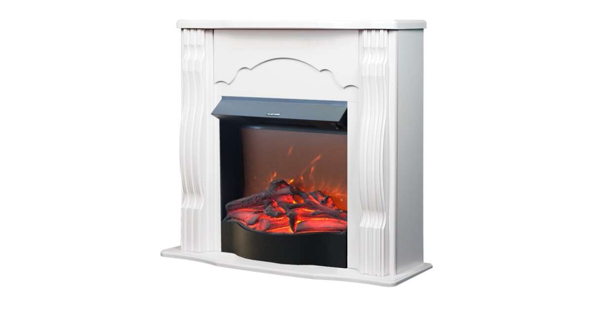 Semineu electric Clasic alb & Corsica, Art Flame, 883x950x300 mm, 1500W - 1 | YEO