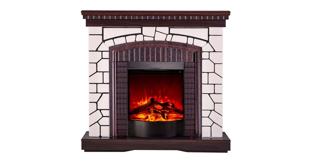 Semineu electric Natali & Corsica, Art Flame, 1058x1100x300 mm, 1500W - 1 | YEO