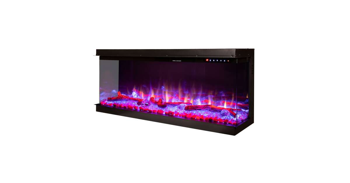 Semineu electric 3D incorporabil Haiti 65, 533x1651x332 mm, 1500W - 1 | YEO