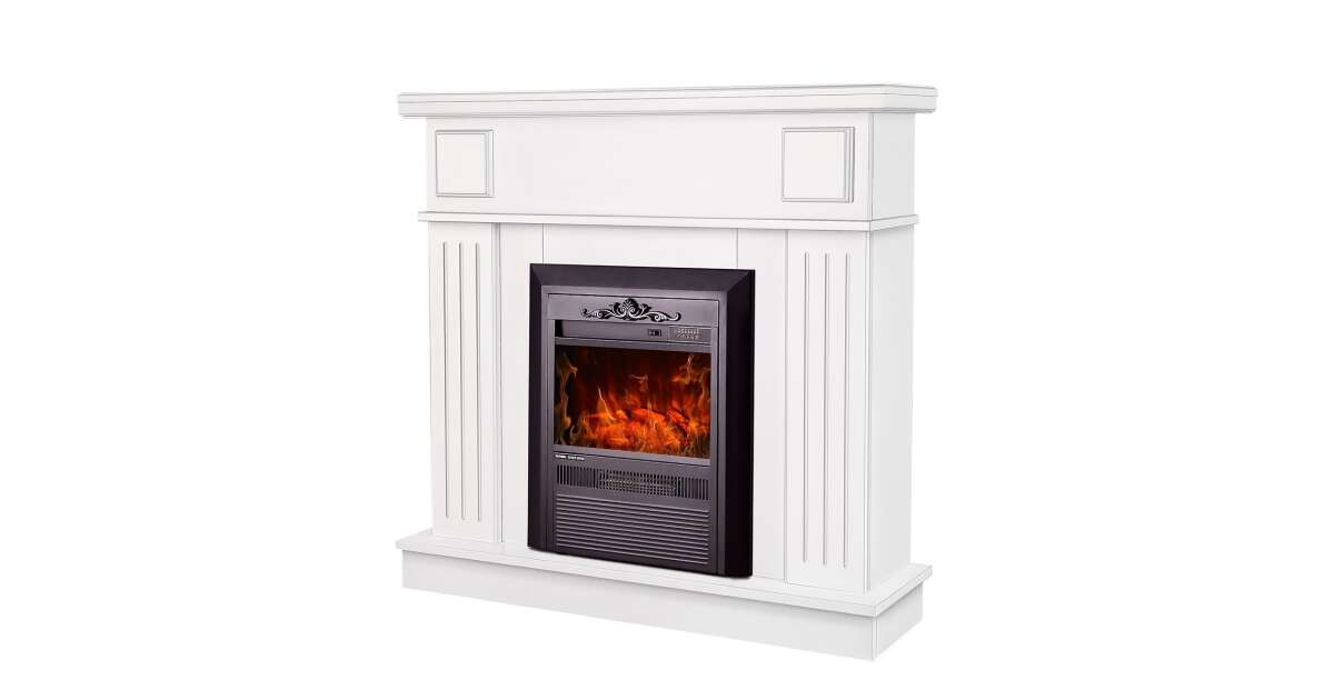 Semineu electric Marina alb & Cristina, Art Flame, 997x1034x270 mm, 2000W