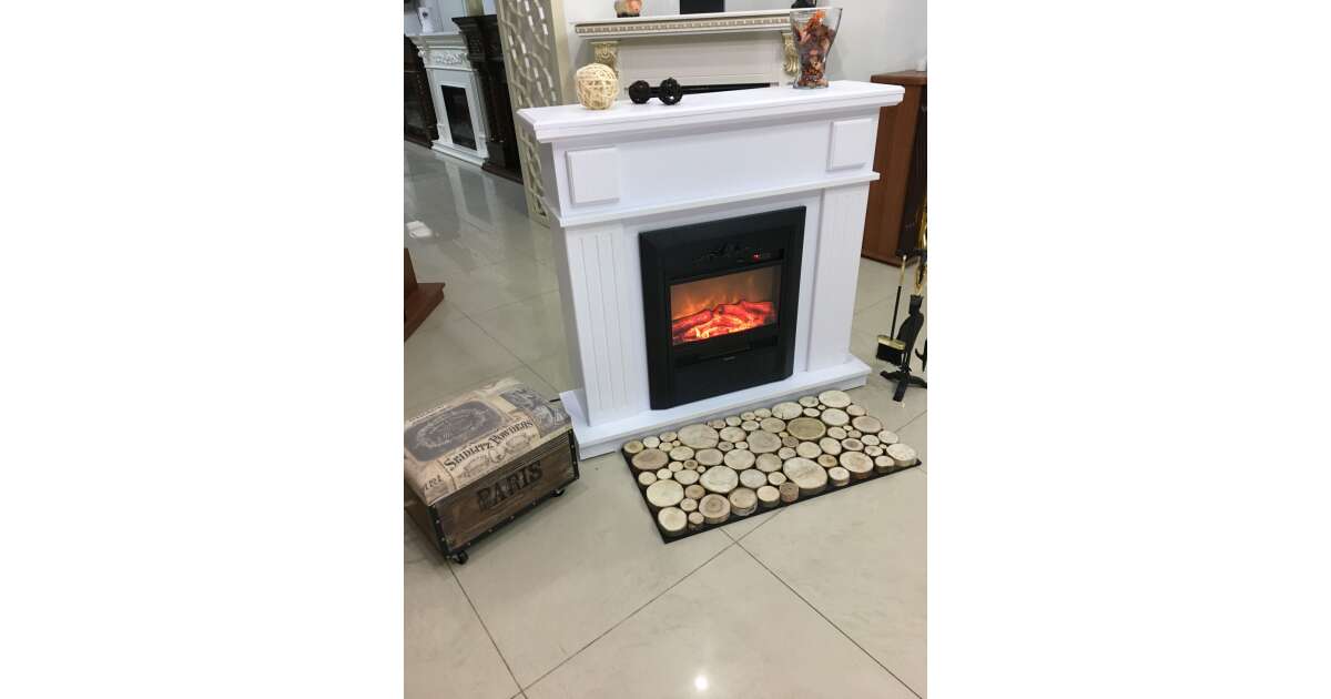 Semineu electric Marina alb & Cristina, Art Flame, 997x1034x270 mm, 2000W - 3 | YEO