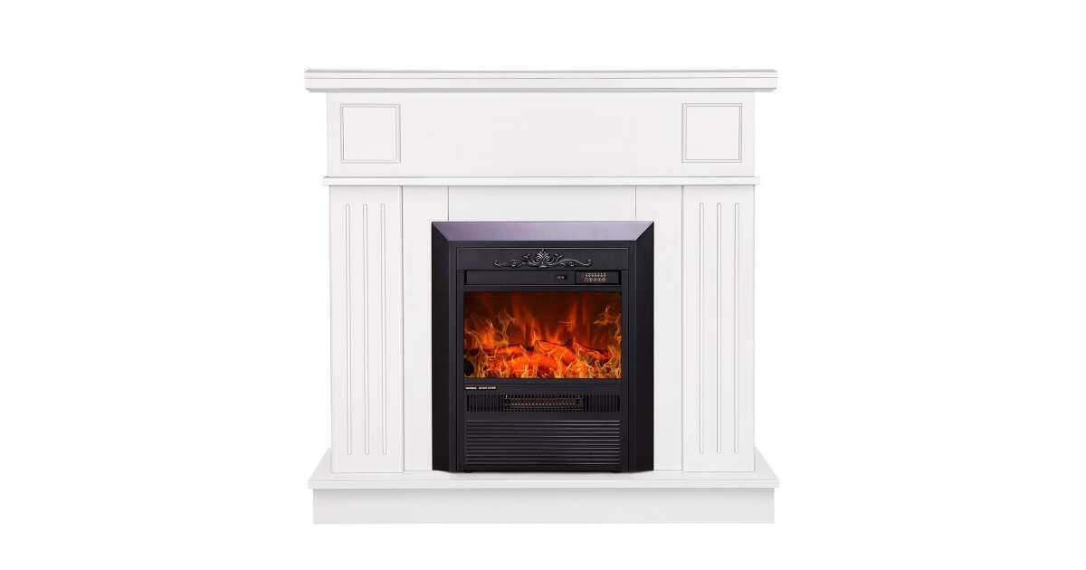 Semineu electric Marina alb & Cristina, Art Flame, 997x1034x270 mm, 2000W - 4 | YEO