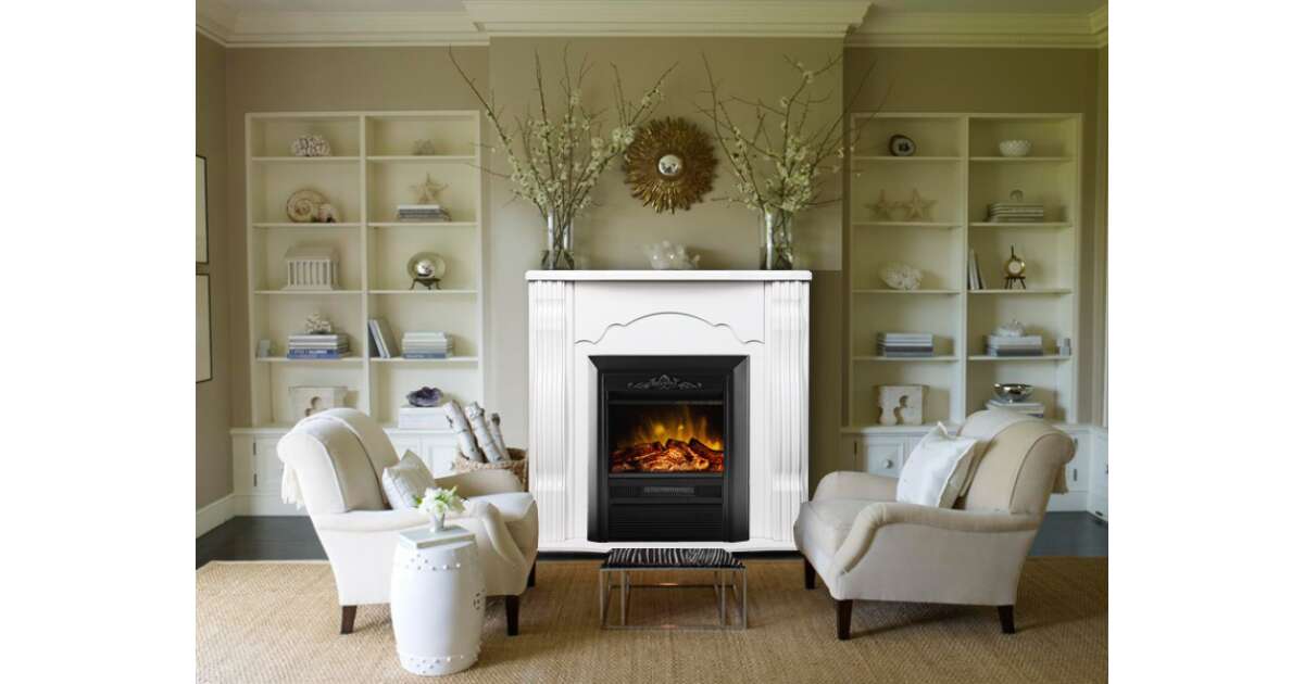 Semineu electric Clasic alb & Cristina, Art Flame, 883x950x300 mm, 2000W - 2 | YEO