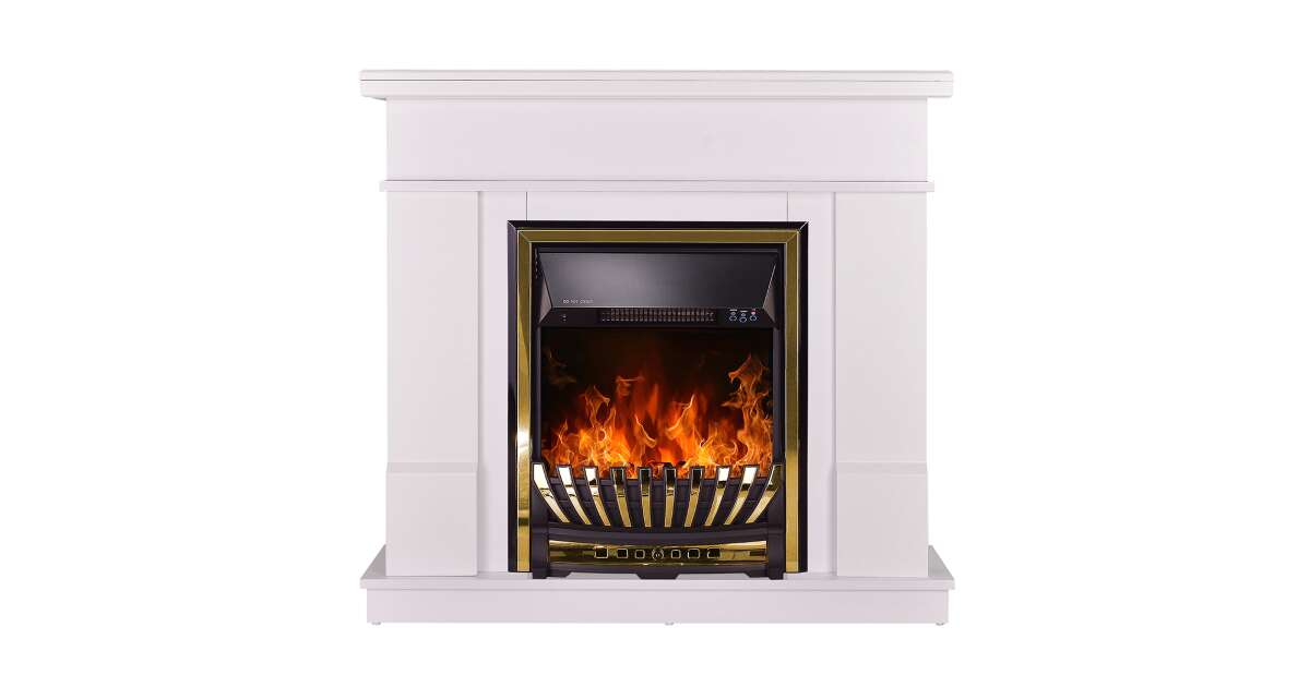 Semineu electric Rodos & Meridian, Art Flame, 1000x1034x300 mm, 2000W