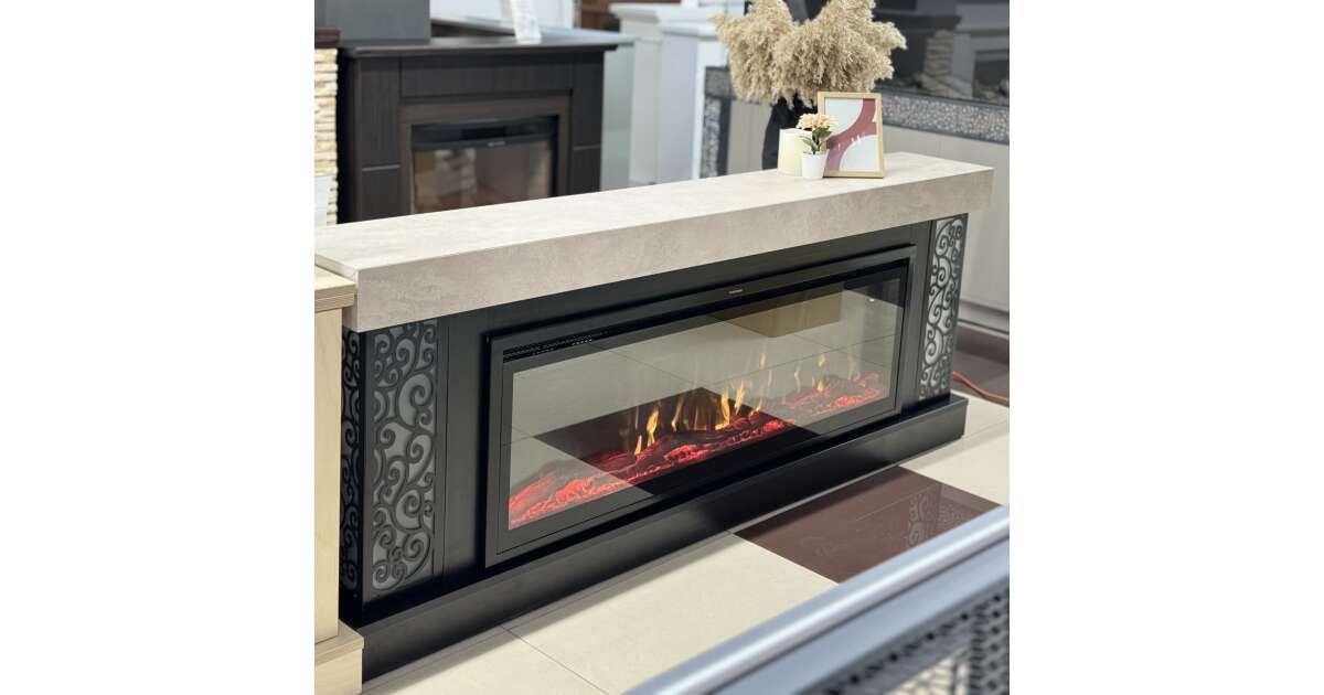 Semineu electric Galateea maxi & Schubert 50, Art Flame, 700x1800x275 mm, 1500W