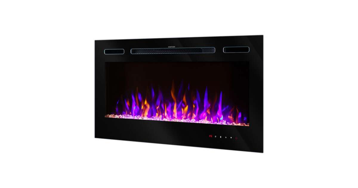 Semineu electric de perete-incorporabil Kamelia, 544x1143x140 mm, 1500W - 1 | YEO