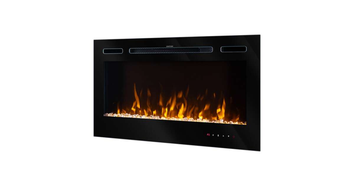 Semineu electric de perete-incorporabil Kamelia, 544x1143x140 mm, 1500W - 4 | YEO