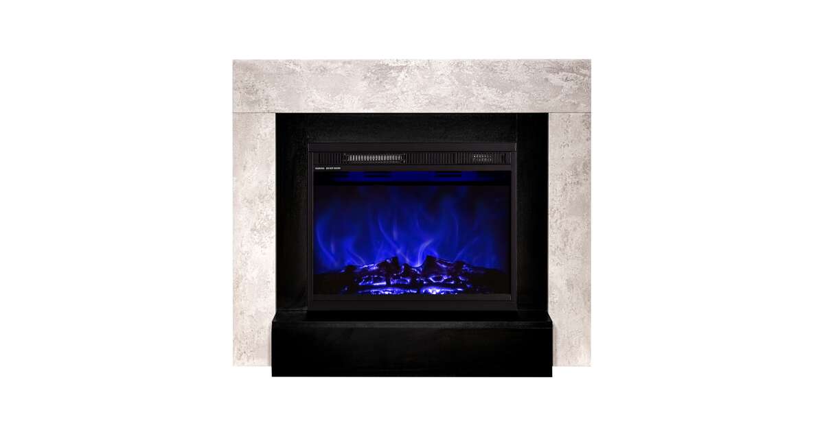 Semineu electric Martin & Lorance color, Art Flame, 860x1000x300 mm, 1500W