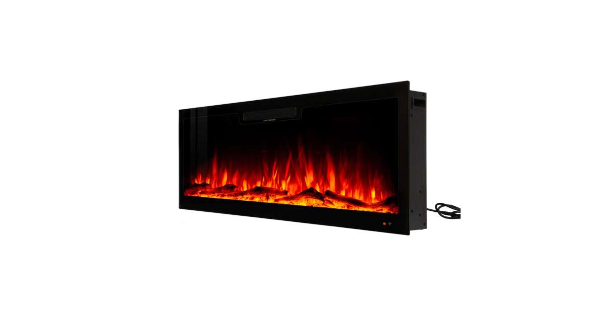 Semineu electric de perete-incorporabil Vegas 60, 457x1524x126 mm, 1500W - 1 | YEO