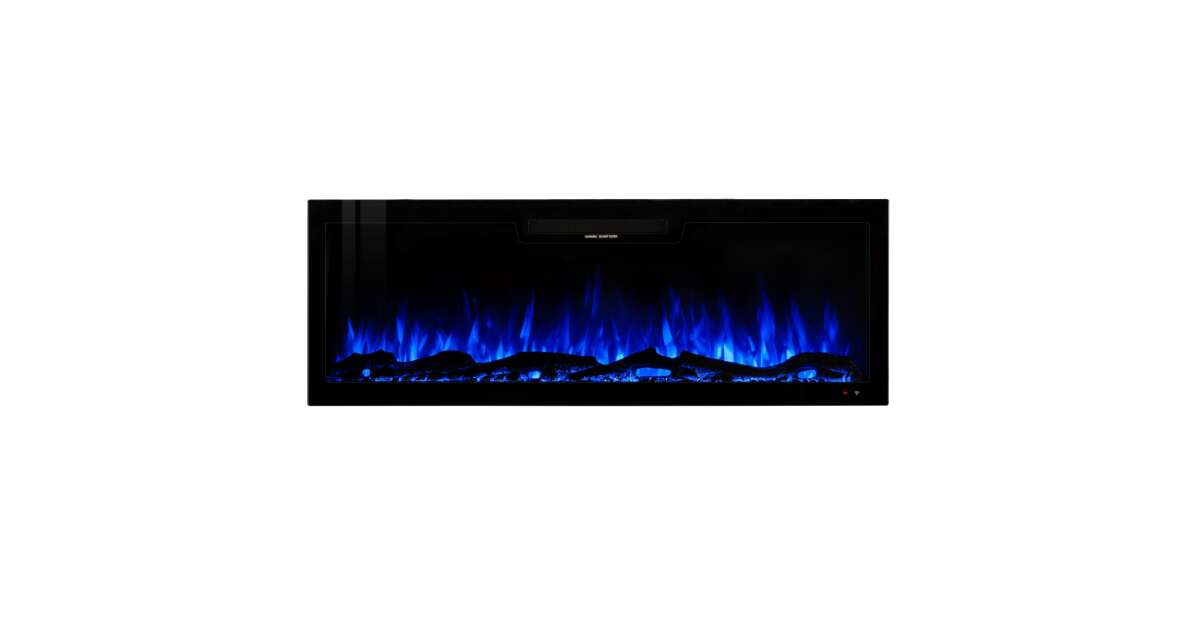 Semineu electric de perete-incorporabil Vegas 50, 457x1270x126 mm, 1500W - 2 | YEO