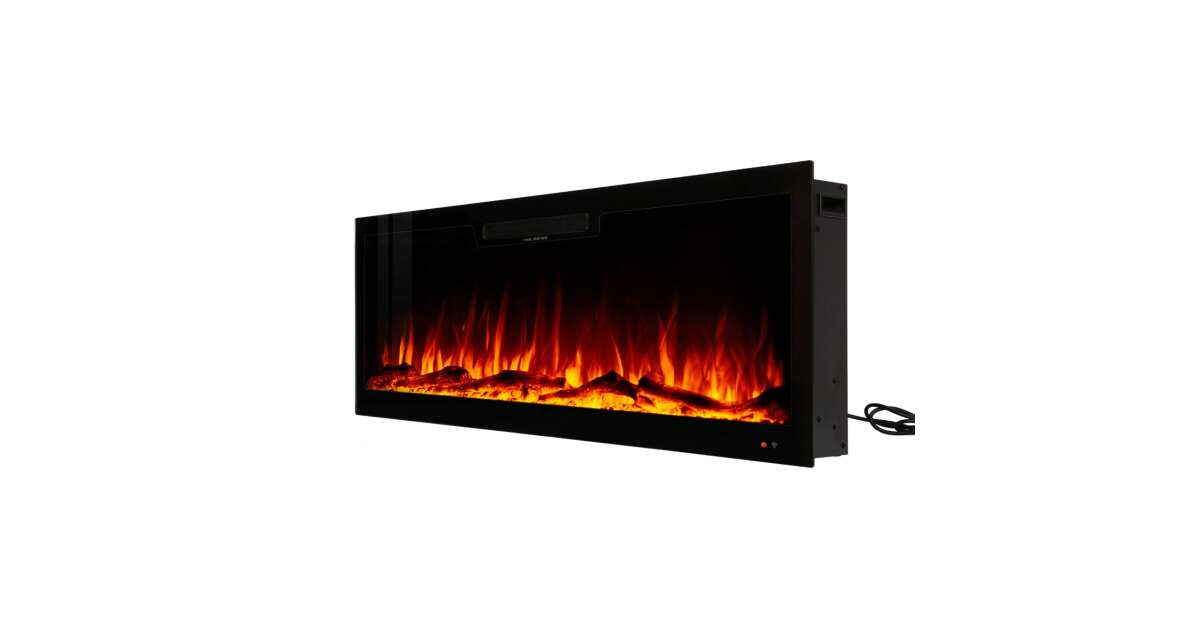 Semineu electric de perete-incorporabil Vegas 60, 457x1524x126 mm, 1500W - 3 | YEO