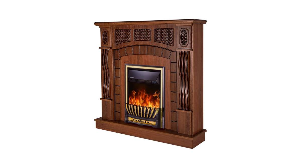 Semineu electric Amsterdam nuc & Meridian, Art Flame, 1120x1150x300 mm, 2000W - 2 | YEO