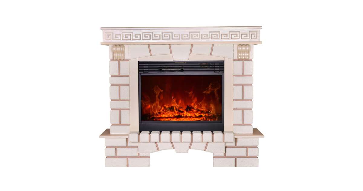 Semineu electric Nazary jasmine & Mirabella, Art Flame, 1136x1328x375 mm, 1950W - 2 | YEO