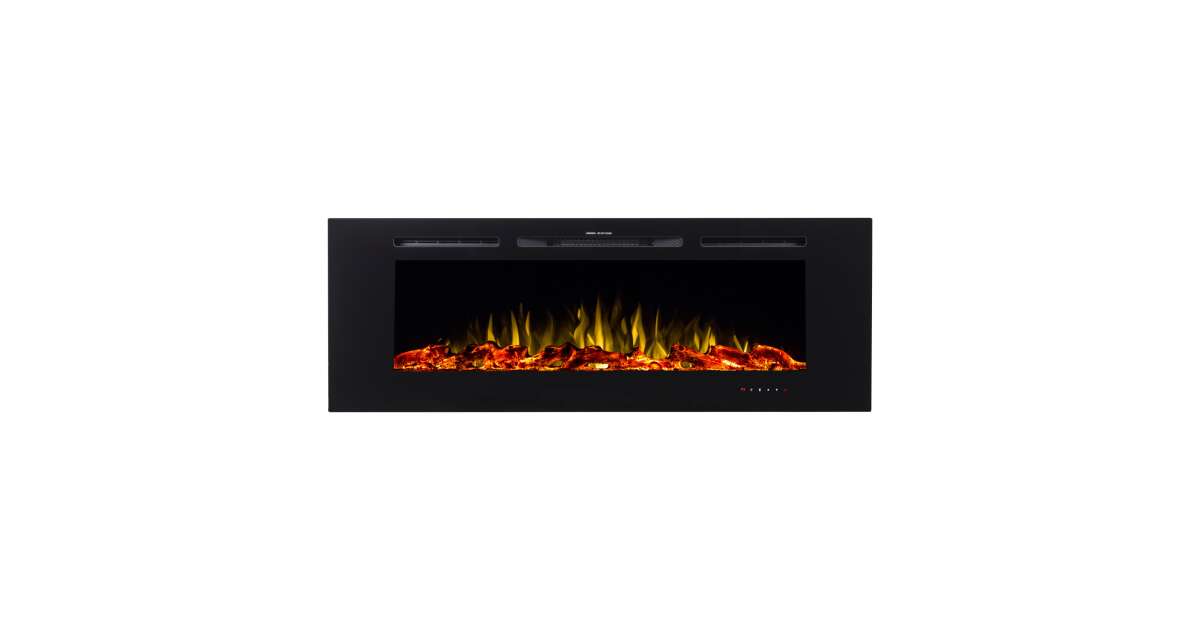Semineu electric de perete-incorporabil Hefest, 544x1524x140 mm, 1500W - 1 | YEO