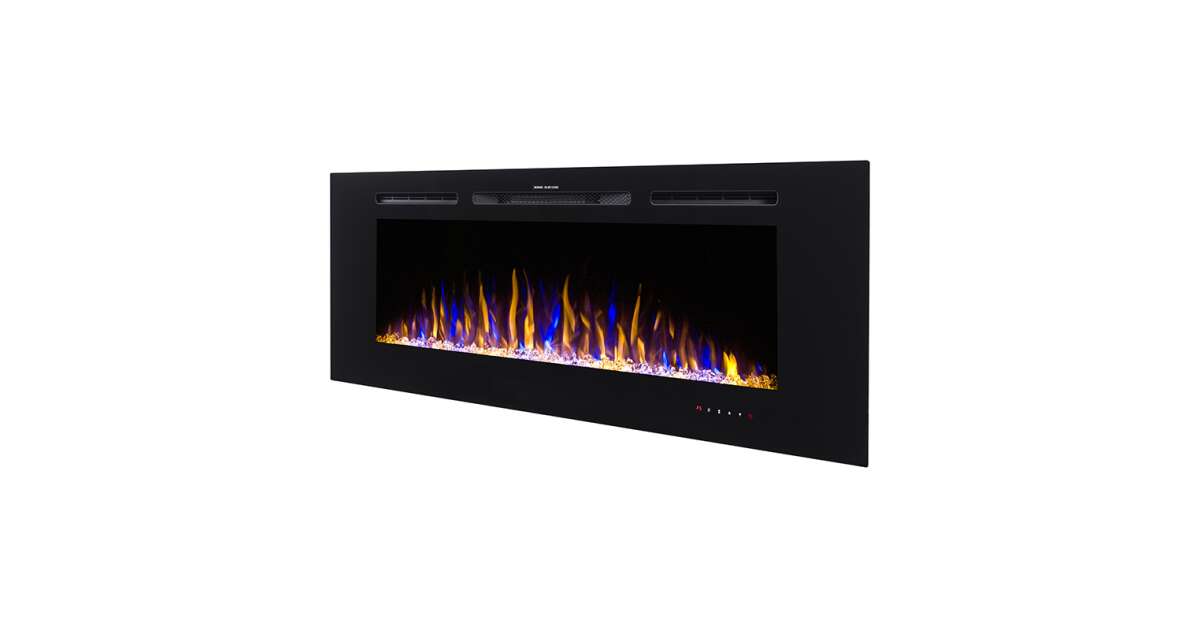 Semineu electric de perete-incorporabil Hefest, 544x1524x140 mm, 1500W - 4 | YEO