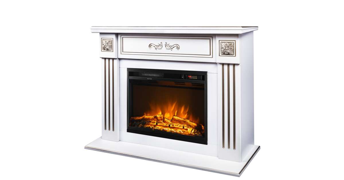 Semineu electric Praga & Lorance color, Art Flame, 883x1087x290 mm, 1500W - 2 | YEO