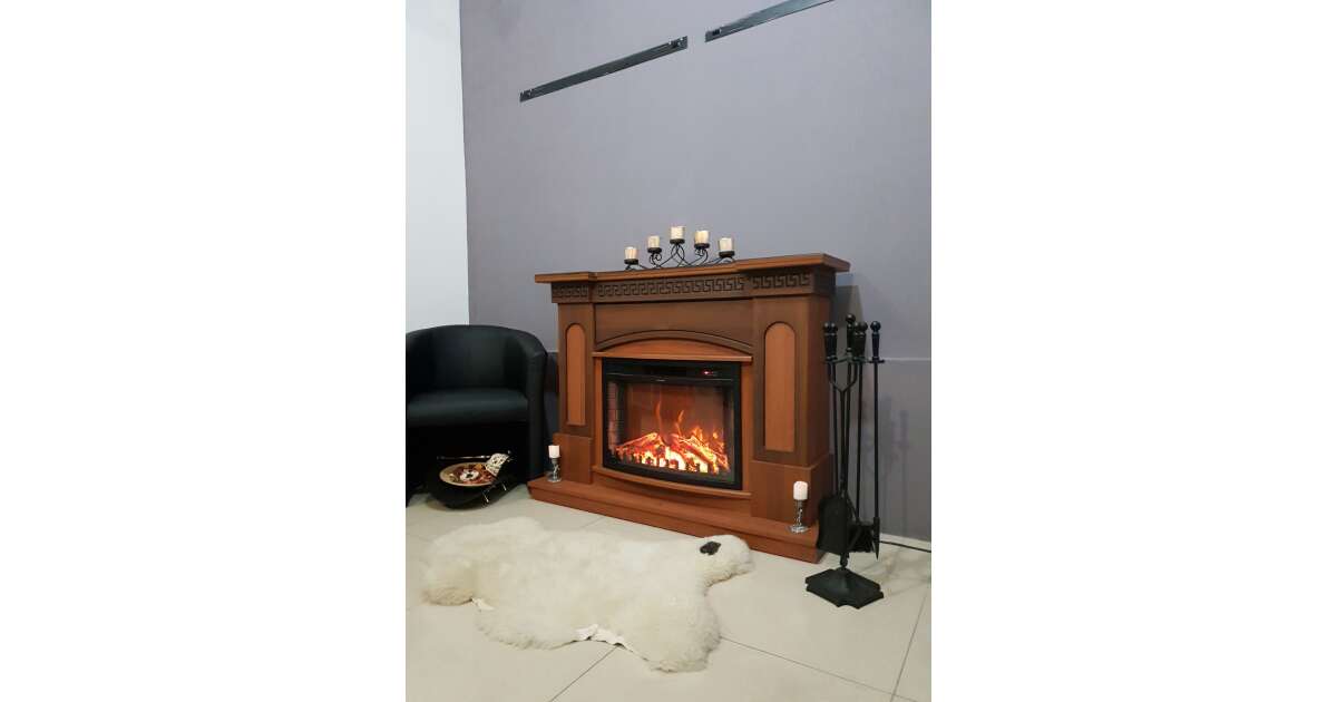 Semineu electric Franco & Zakynthos, Art Flame, 1020x1300x400 mm, 1500W