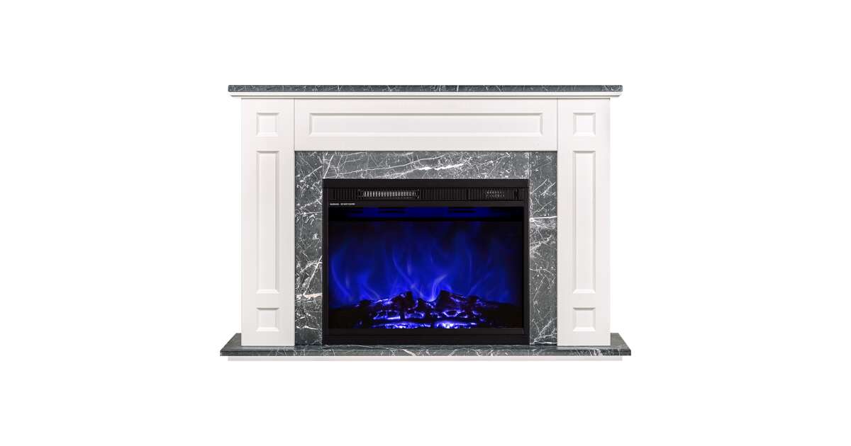 Semineu electric Frida & Lorance color, Art Flame, 780x1150x270 mm, 1500W - 4 | YEO