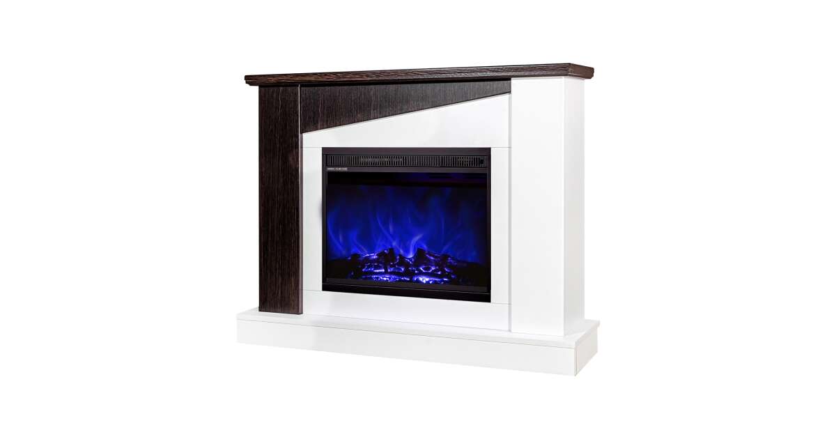 Semineu electric Gaspar & Lorance color, Art Flame, 900x1150x270 mm, 1500W - 2 | YEO