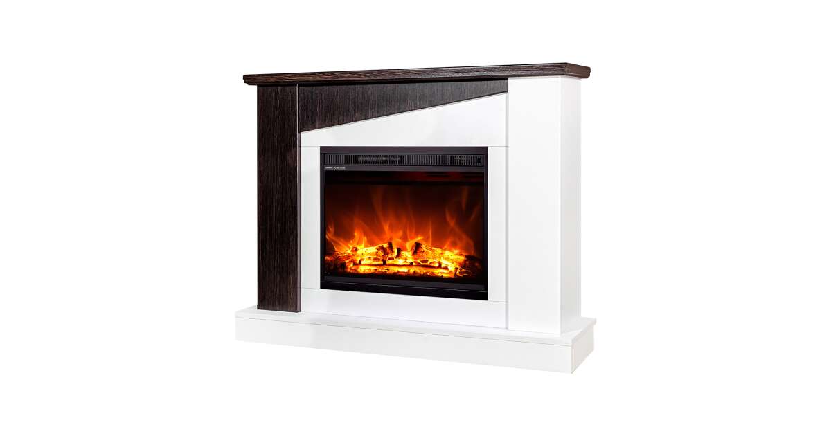 Semineu electric Gaspar & Lorance color, Art Flame, 900x1150x270 mm, 1500W - 3 | YEO