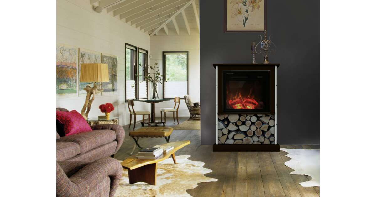 Semineu electric Andreea & Dionis, Art Flame, 900x700x250 mm, 1500W - 1 | YEO