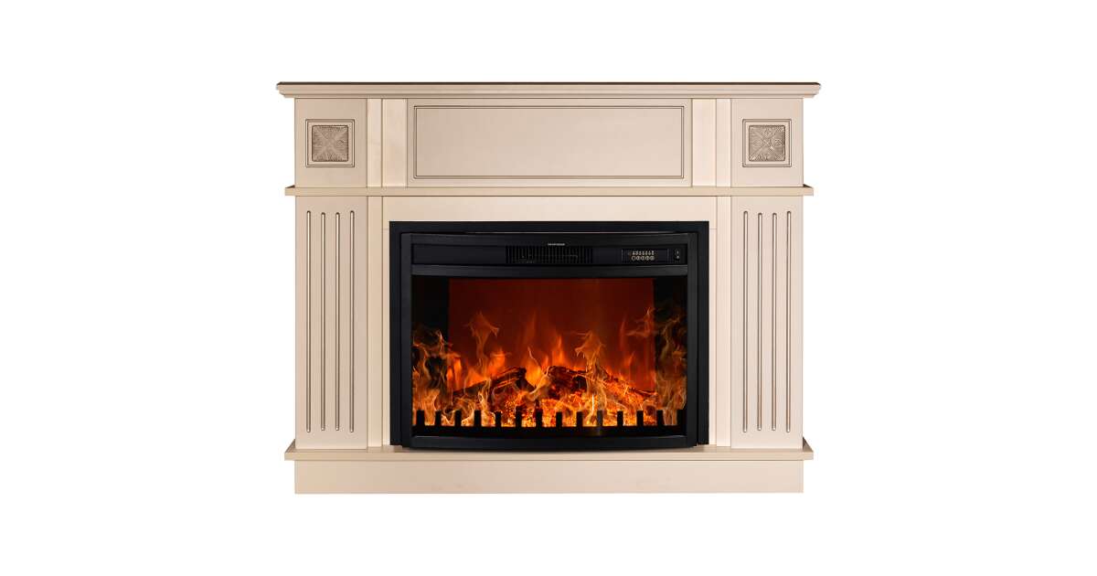 Semineu electric Miracle & Zakynthos, Art Flame, 929x1200x280 mm, 1500W - 3 | YEO