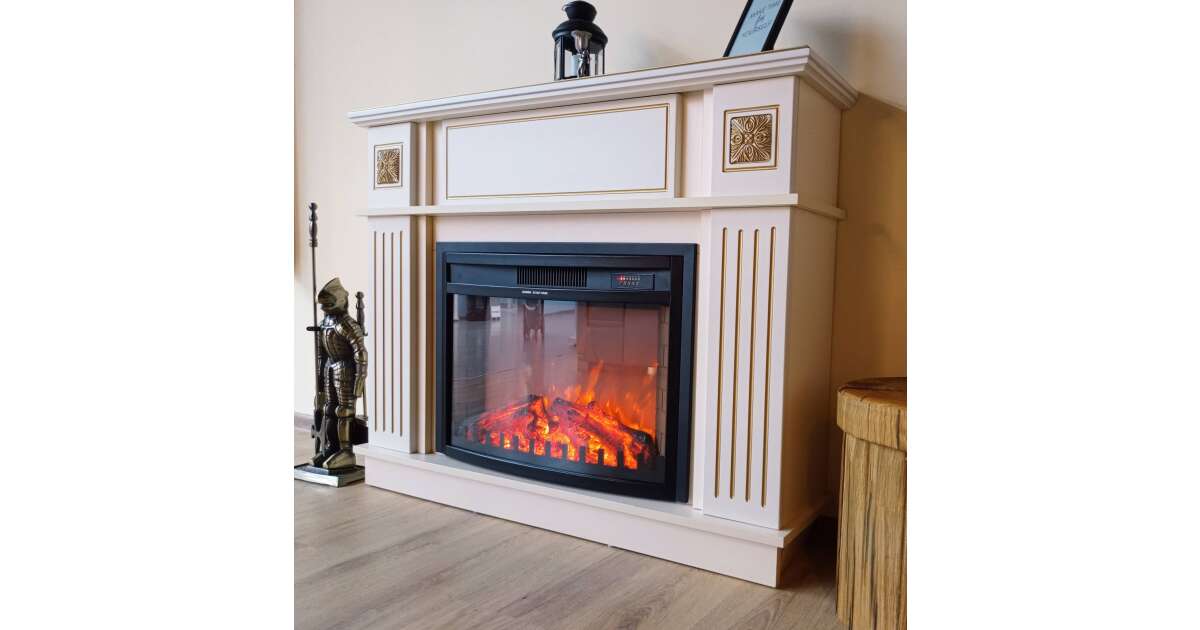 Semineu electric Miracle & Zakynthos, Art Flame, 929x1200x280 mm, 1500W - 4 | YEO