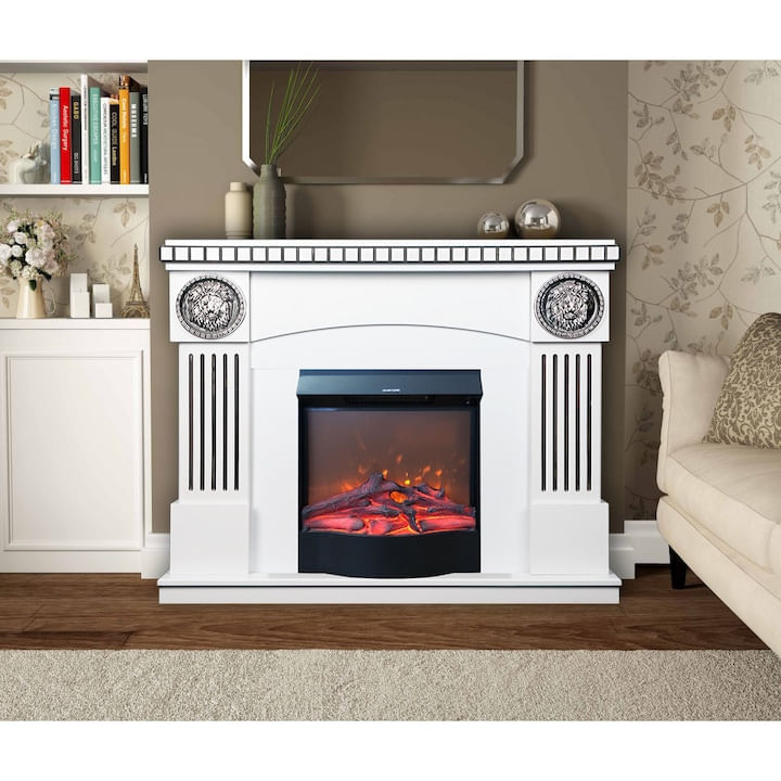 Semineu electric Prometeu & Corsica, Art Flame, 1050x1200x330 mm, 1500W - 1 | YEO