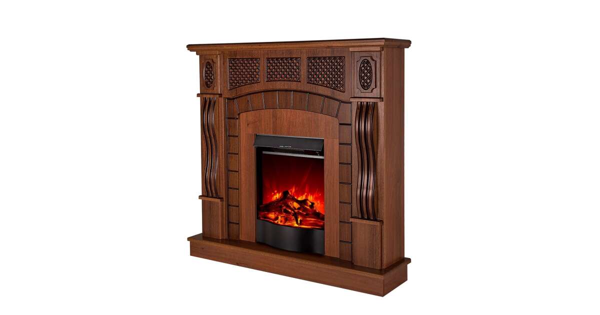 Semineu electric Amsterdam nuc & Corsica, Art Flame, 1120x1150x300 mm, 1500W