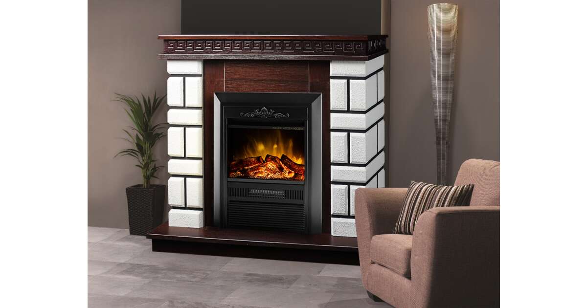Semineu electric Nazary mini nuc & Cristina, Art Flame, 874x1080x245 mm, 2000W - 2 | YEO