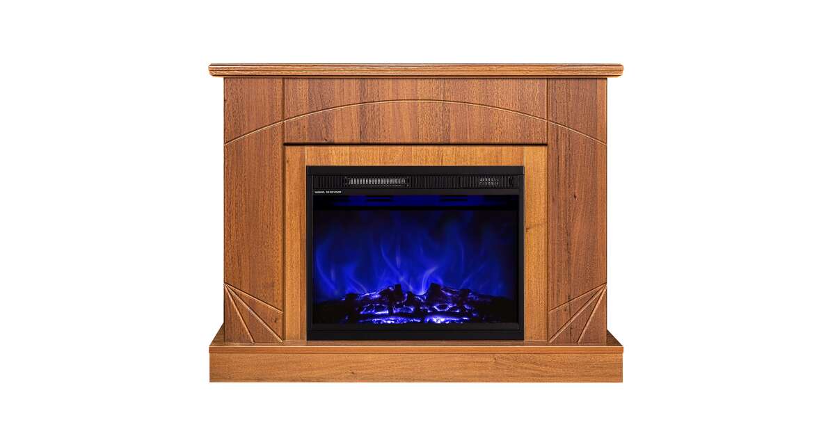 Semineu electric Madeira nuc & Lorance color, Art Flame, 850x1100x270 mm, 1500W - 1 | YEO