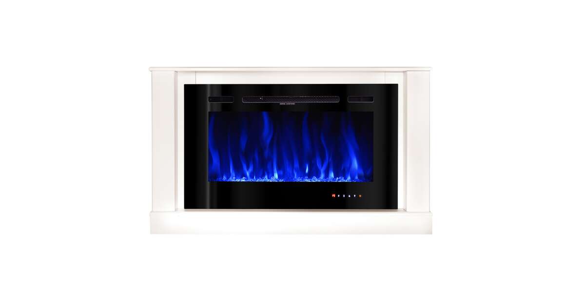 Semineu electric Bernard mini lux & Adeli, Art Flame, 725x1215x300 mm, 1500W