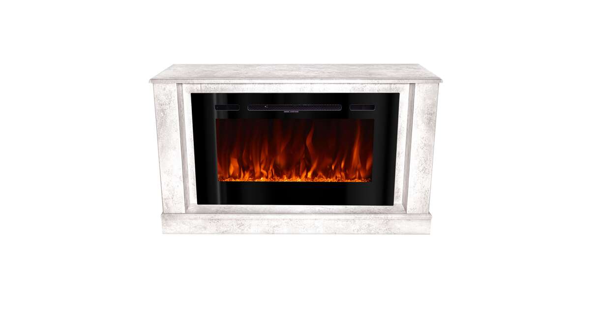 Semineu electric Bernard mini lux & Adeli, Art Flame, 725x1215x300 mm, 1500W - 4 | YEO