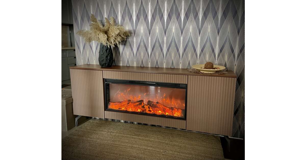 Semineu electric Baileys & Tasmania, Art Flame, 560x1700x270 mm, 1500W